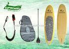 Round tail river Bamboo SUP boards Paddleboard with Deck Pad / Board Bag