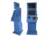 Wireless 3G Self Service Kiosks Dual LCD Signage Display with Scanner and Thermal Printer
