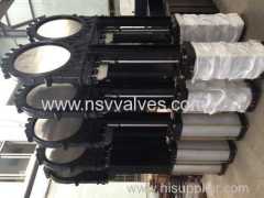 Cast Iron Pneumatic Wafer Knife Gate Valve