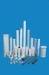 10 Micron Single Cage Liquid Filter Cartridge of Glass fiber Membrane , 33mmID