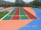 Non-static rubber playground mats , colored rubber granules carpet