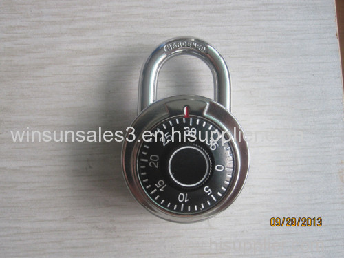 round combination padlock for security