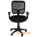 mesh mid back arms furniture desk office task swivel computer staff chair