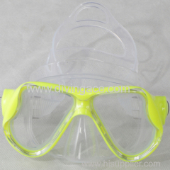 Double Glass silicone diving mask