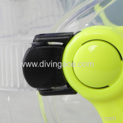 Double Glass silicone diving mask