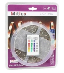 LED Strip Light Set Flexible Ribbon RGB Color