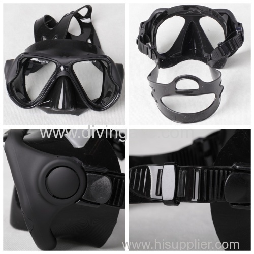 Low volume PVC diving glasses