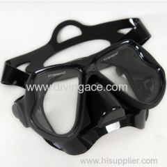 Low volume PVC diving glasses