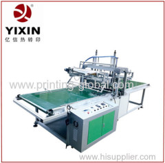Glass heat transfer printing machine with large stamping area