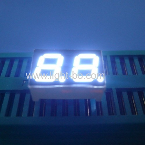 Ultra white small dual digit 0.28 7 segment led display for home appliances