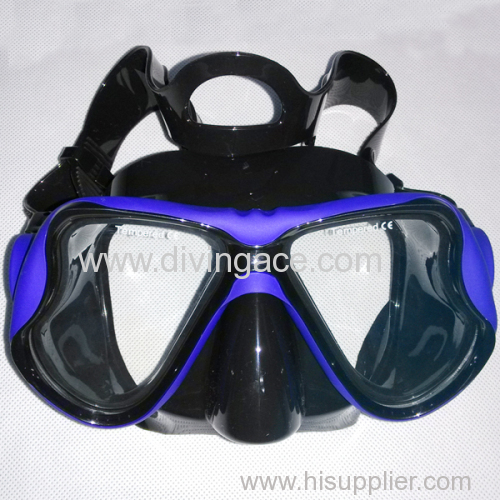 New styling rubber freediving mask