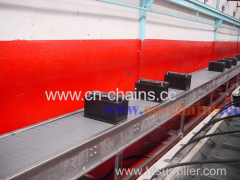 Flush Grid E40 Modular conveyor belt Heavy duty straight running belt