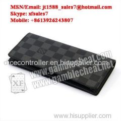XF brand LV wallet IR camera for poker analyzer and marked cards