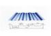 Colorful composite floor slab building material with corrosion resistance