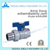 high quality nickel plated brass ball valve form china