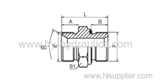 BSP male double use for 60° cone or bonded seal/ BSP male captive seal adapters -producting process