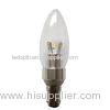 High Luminous Led Candle Light Bulb 3W Cold White 6000K For Home Decoration