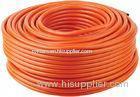 8*15mm Orange PVC Pipe / LP Gas Hose For For LPG Regulator Nigeria , 50m/Roll