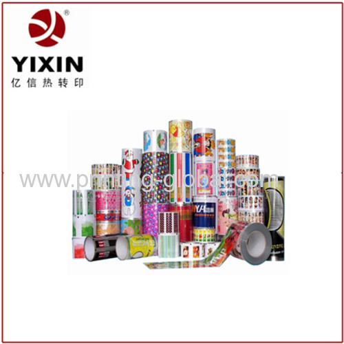 Plastic Wooden Metal Products Heat Transfer Printing Foils