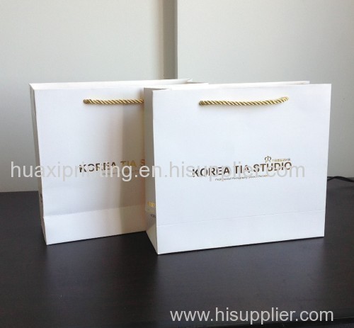 white high quality handle bags