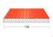 Color coated steel Composite Roof Panels building material for Greenhouse , 1200 Socket