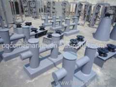 Double Cruciform Marine Ship Mooring Bollard