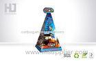 Pantone Color Triangle Cardboard Advertising Displays For Car Accessories