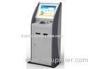Floor Standing Touch Screen Self Service Kiosk with Card Reader For Banks