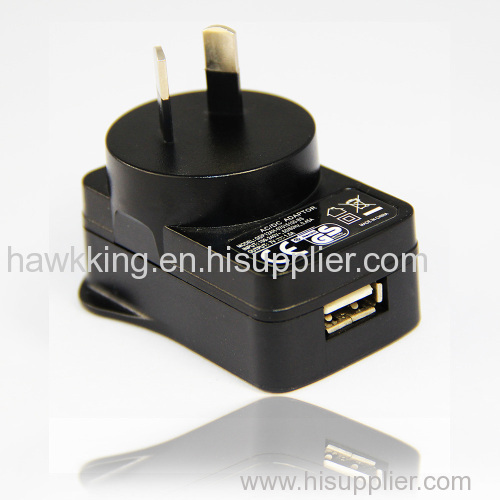 White and Black 5v 1A adapter