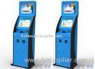 Cash Acceptor / Coin Acceptor Ticket Vending Machine / Kiosk Blue Color