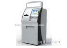 Indoor Touch Screen Information Health Kiosk System with A4 Printer , Card Reader