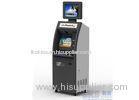Check In / Out Bill Payment Hotel Kiosk With Dual Screen , Receipter Printer