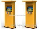 Banks Bill Payment Kiosk All in One / Cash Payment Kiosk Support Magcard , IC Card