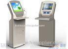 Banking MultiMedia Self Service Kiosk With Metal Keyboard Payment Kiosks