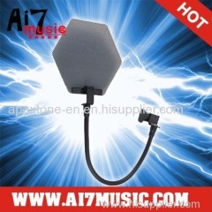 AI7MUSIC Microphone Pop Filter Mini metal pop filter