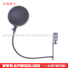 AI7MUSIC Microphone Pop Filter Studio Microphone Mic Wind Screen Pop Filter Mask Shied