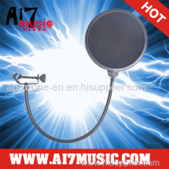 AI7MUSIC Microphone Pop Filter Studio Microphone Mic Wind Screen Pop Filter Mask Shied