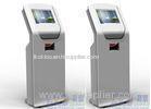 Saw Touch Screen Free Standing Kiosk With Barcode Scanner Self Payment PC System