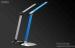 Aluminium USB Dimmable LED Desk Lamp , white / pink / blue / silver