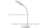 Modern 12 W Dimming USB LED Desk Lamp flexible metal tube , white