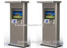 Outdoor Waterproof Touch Screen Information Kiosk , Customer Kiosk Multi-functional