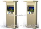 19 Inch Retail Outdoor Kiosk With Touch Screen , Multimedia Kiosks Anti Dust