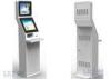 Floor Stand Touch Screen Monitor Kiosk , Computer Information Kiosk System