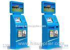 Multimedia Network Free Standing Kiosk With High Bright Monitor For Advertising