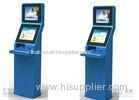 Free Standing Self - Service Check - In Kiosks At Airports With Passport Reader / Scanner