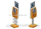 Card Payment Outdoor Information Kiosks With Webcam 2QR Barcode Scanner Kiosk