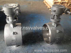 Butt weld butterfly valve