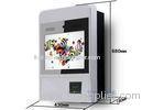 Custom Dustproof , Waterproof Payment Wall Mounted Electronic Kiosk With LCD Monitor