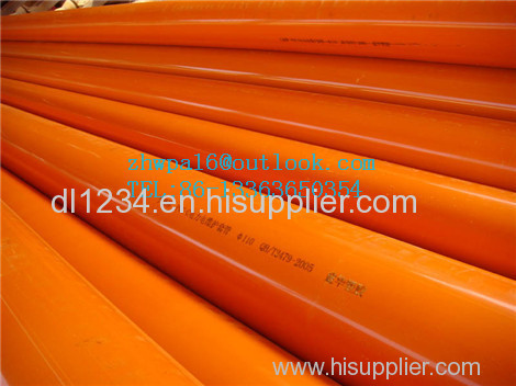 CPVC pipe for threading electric wire and cable