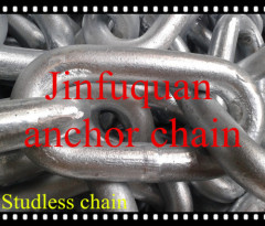 Galvanized Studless U3 and U2 Marine Anchor Chain factory